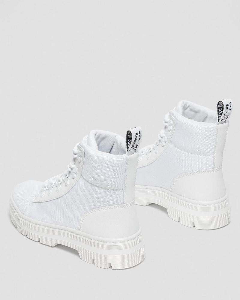 Women's Dr Martens Combs Poly Ankle Boots White | AU 49HAP